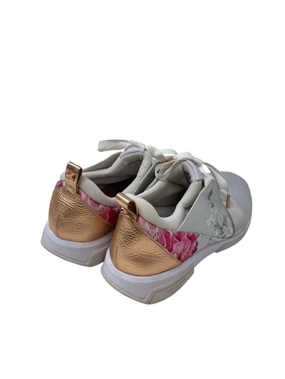 Ted Baker Women Size 8 White Floral Athletic
