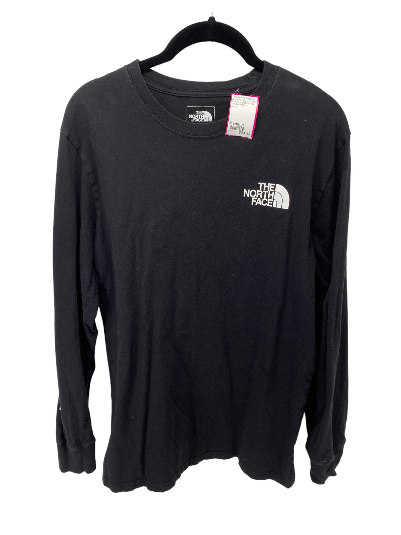 The North Face Misses Size Medium Black Athleisure Long Sleeve