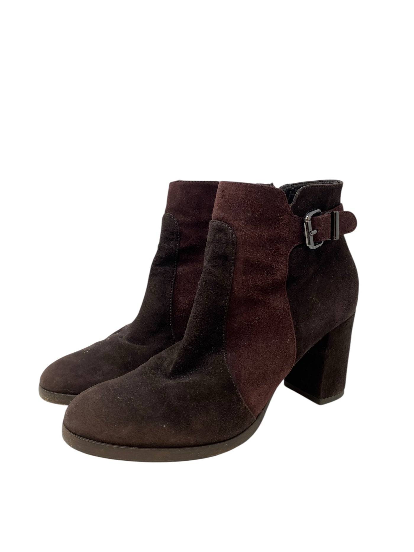 It's SO You Boutique Women Size 9.5 Brown Multi Booties