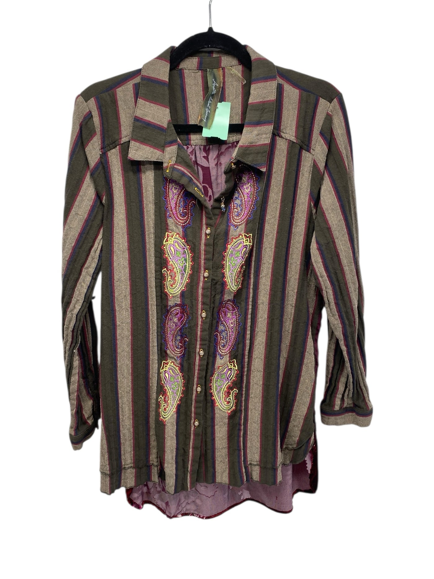 It's SO You Boutique Misses Size Large Green Multi Tops Jacket