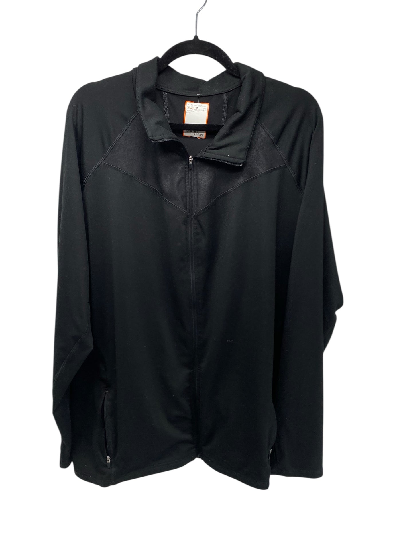 Champion Women Size 4X Black CD Athleisure Jacket