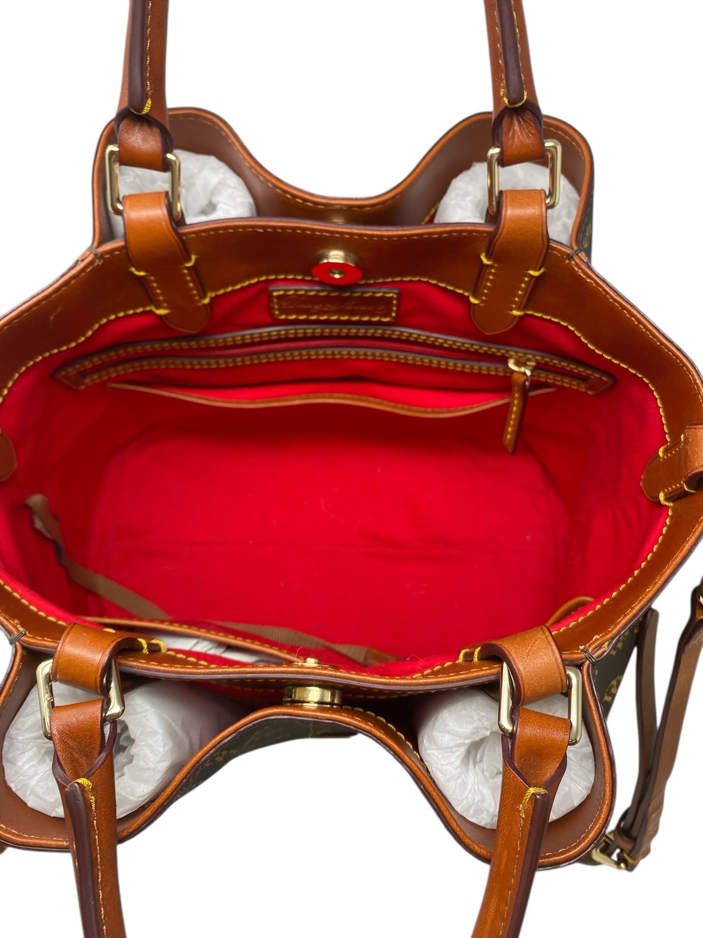 Dooney & Bourke Brown Print Purse