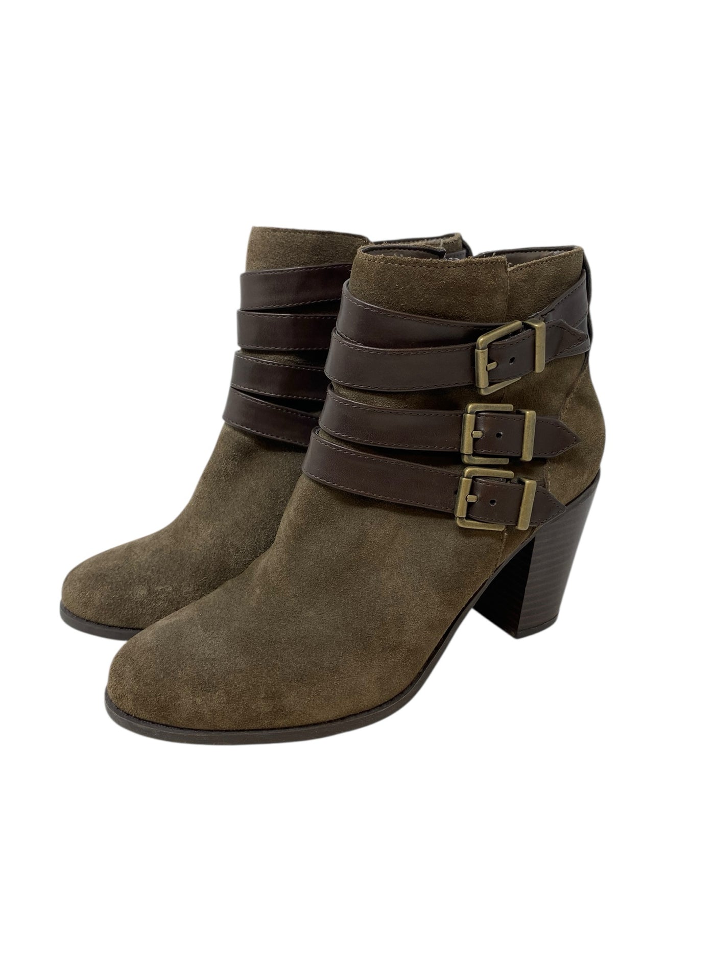 INC Women Size 8.5 Green Booties