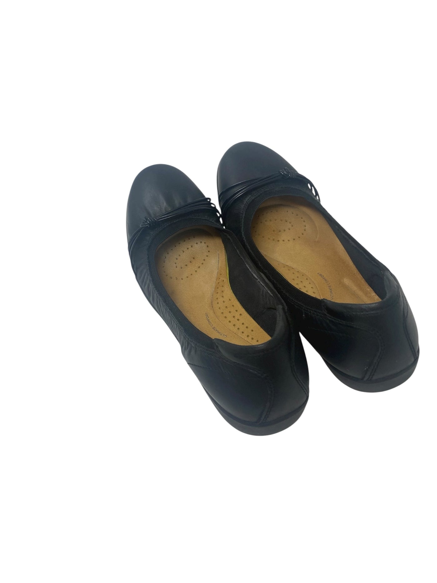 Clarks Women Size 11 Black Flats