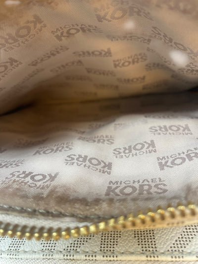 Michael Kors Cream Print Crossbody