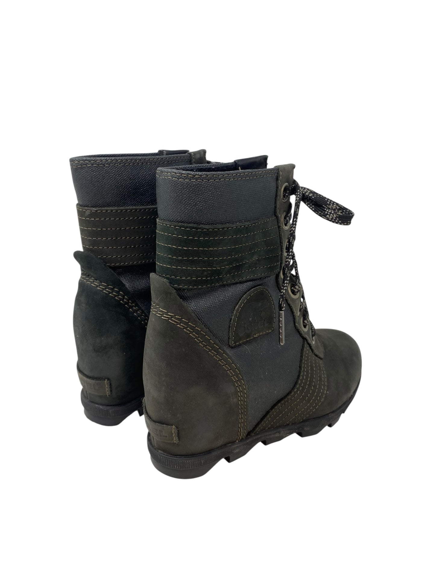 Sorel Women Size 6.5 Green Booties