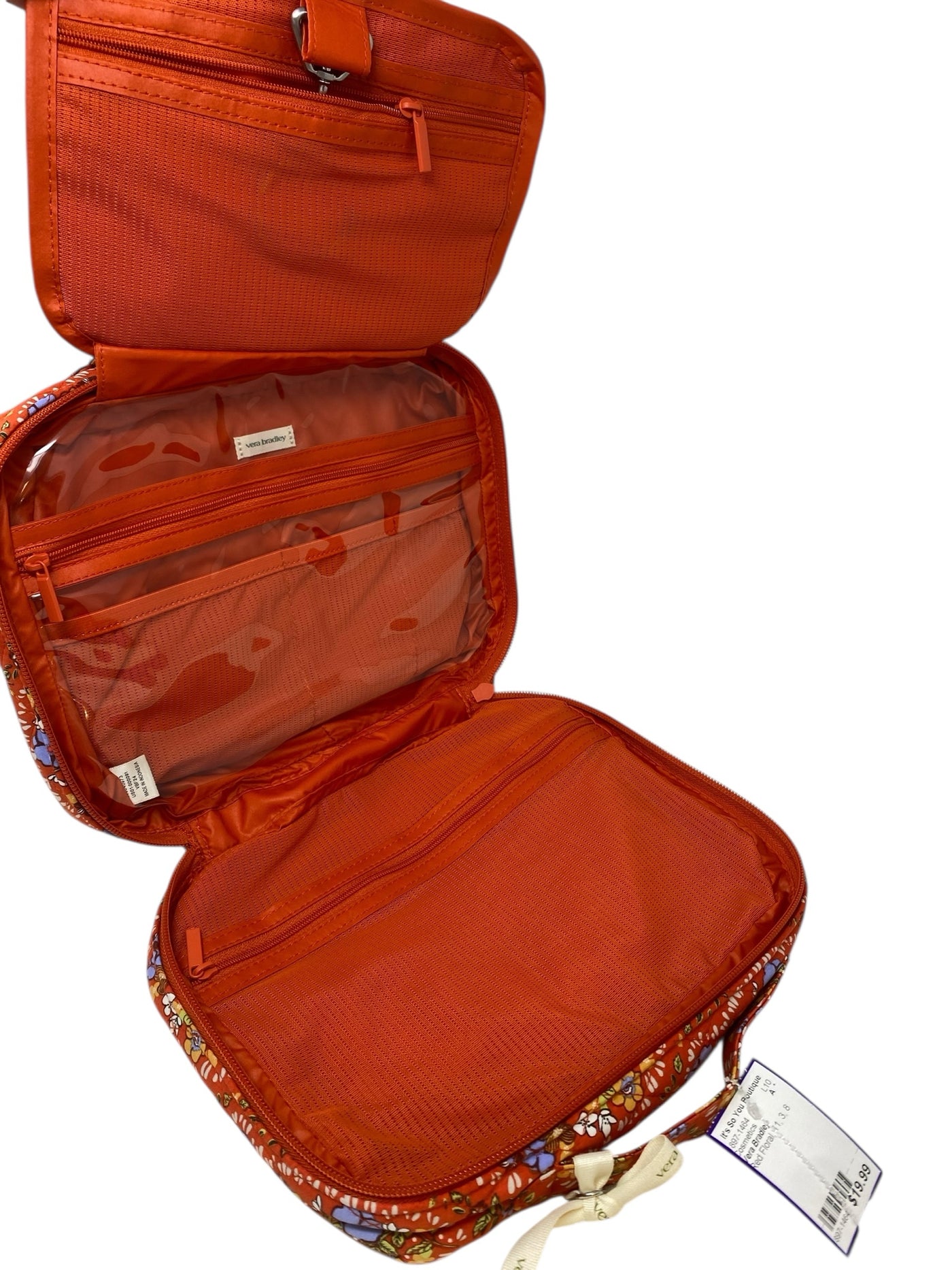 Vera Bradley Red Floral Cosmetics