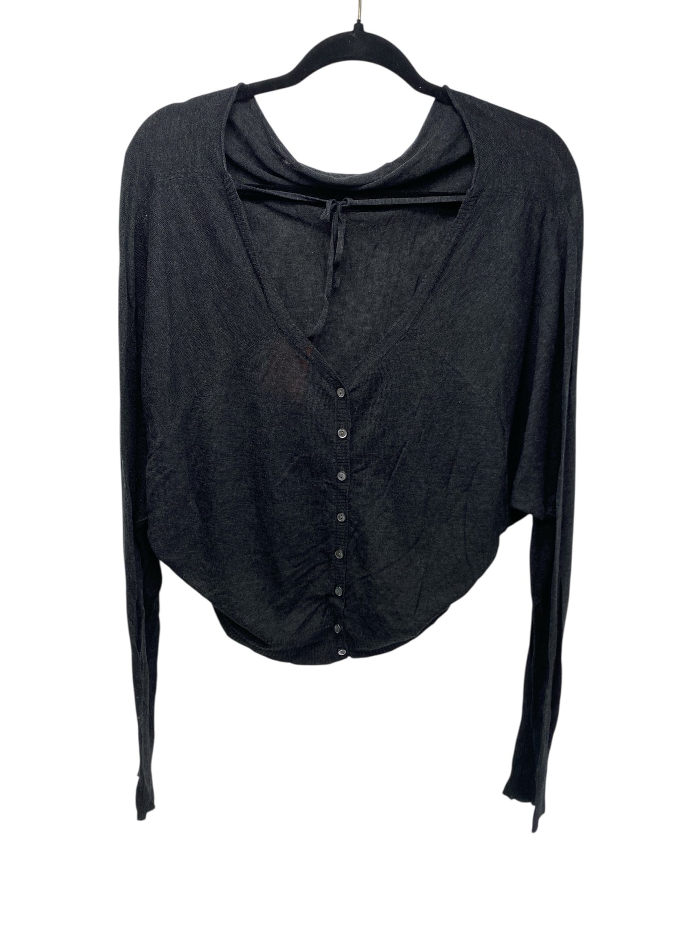 Athleta Misses Size Medium Grey Athleisure Long Sleeve