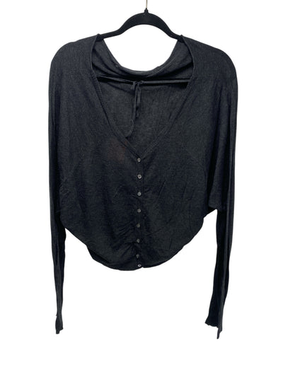 Athleta Misses Size Medium Grey Athleisure Long Sleeve