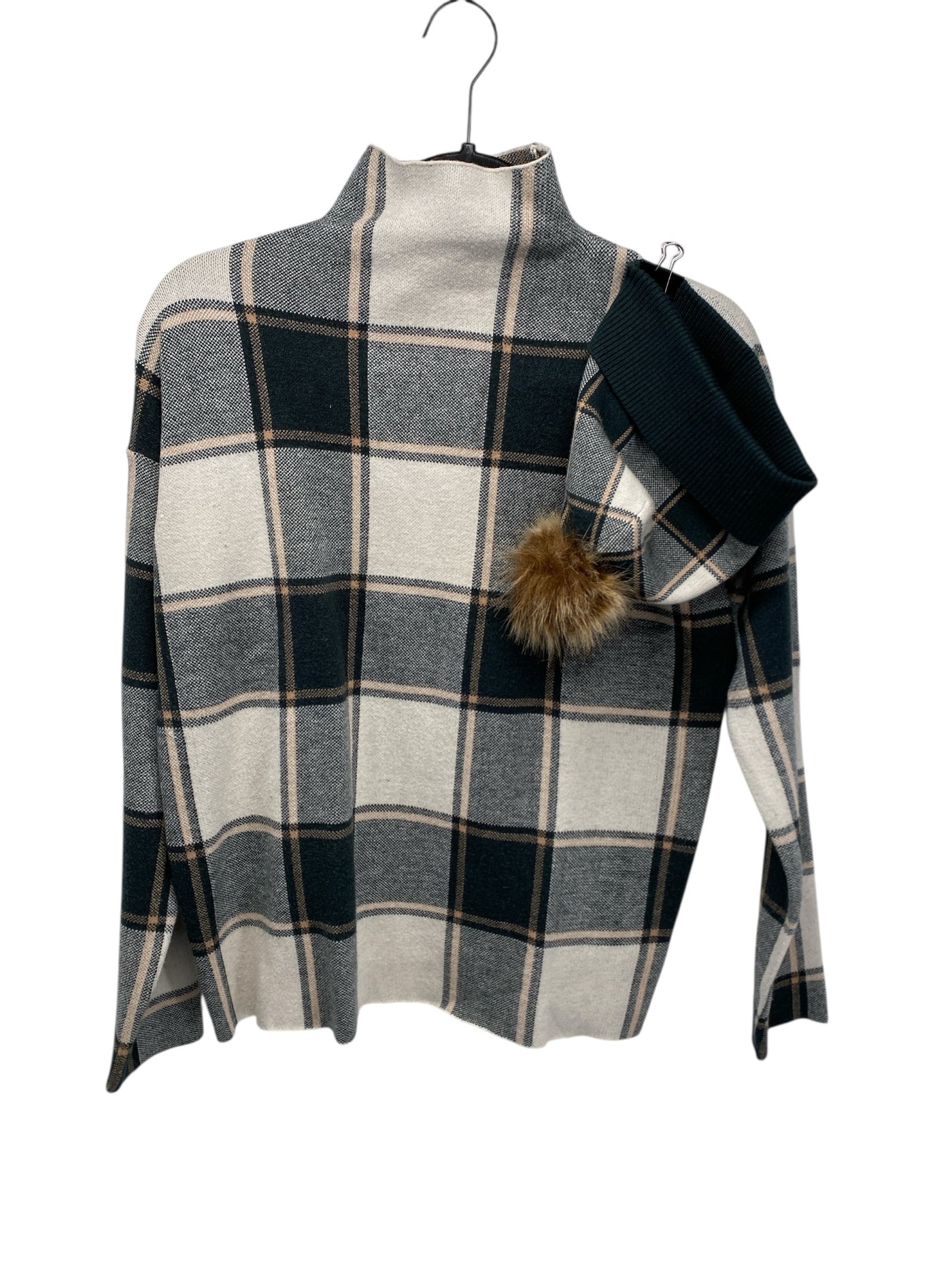 Tahari Misses Size Small Green Print Sweater