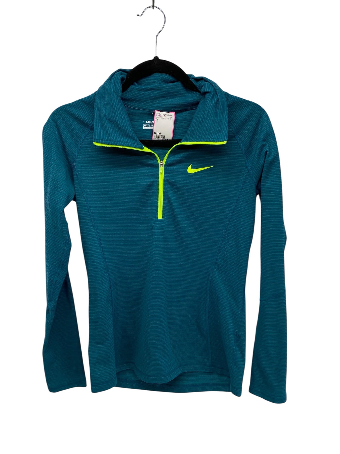 Nike Misses Size Small Teal Athleisure Long Sleeve