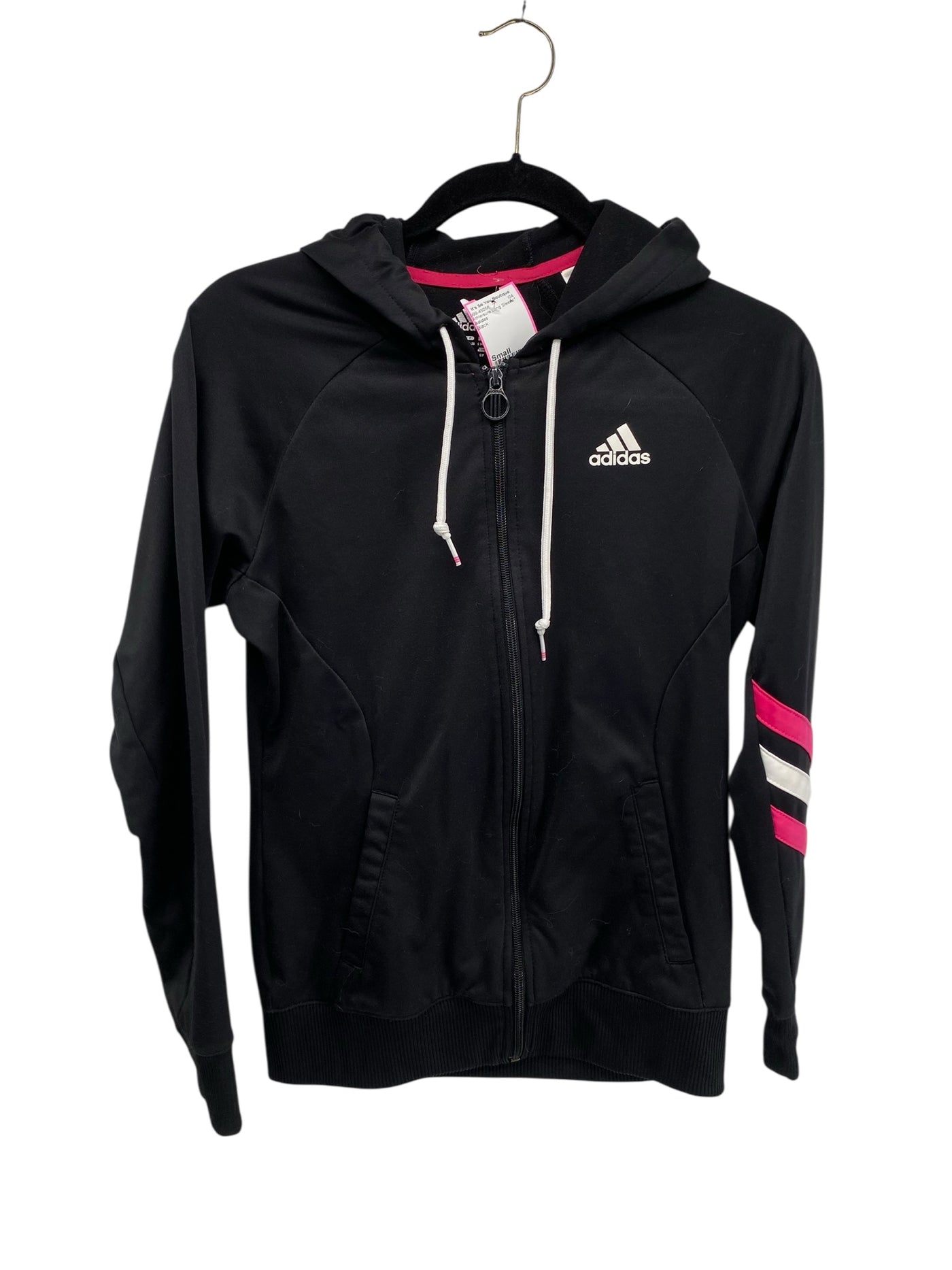 Adidas Misses Size Small Black Athleisure Long Sleeve