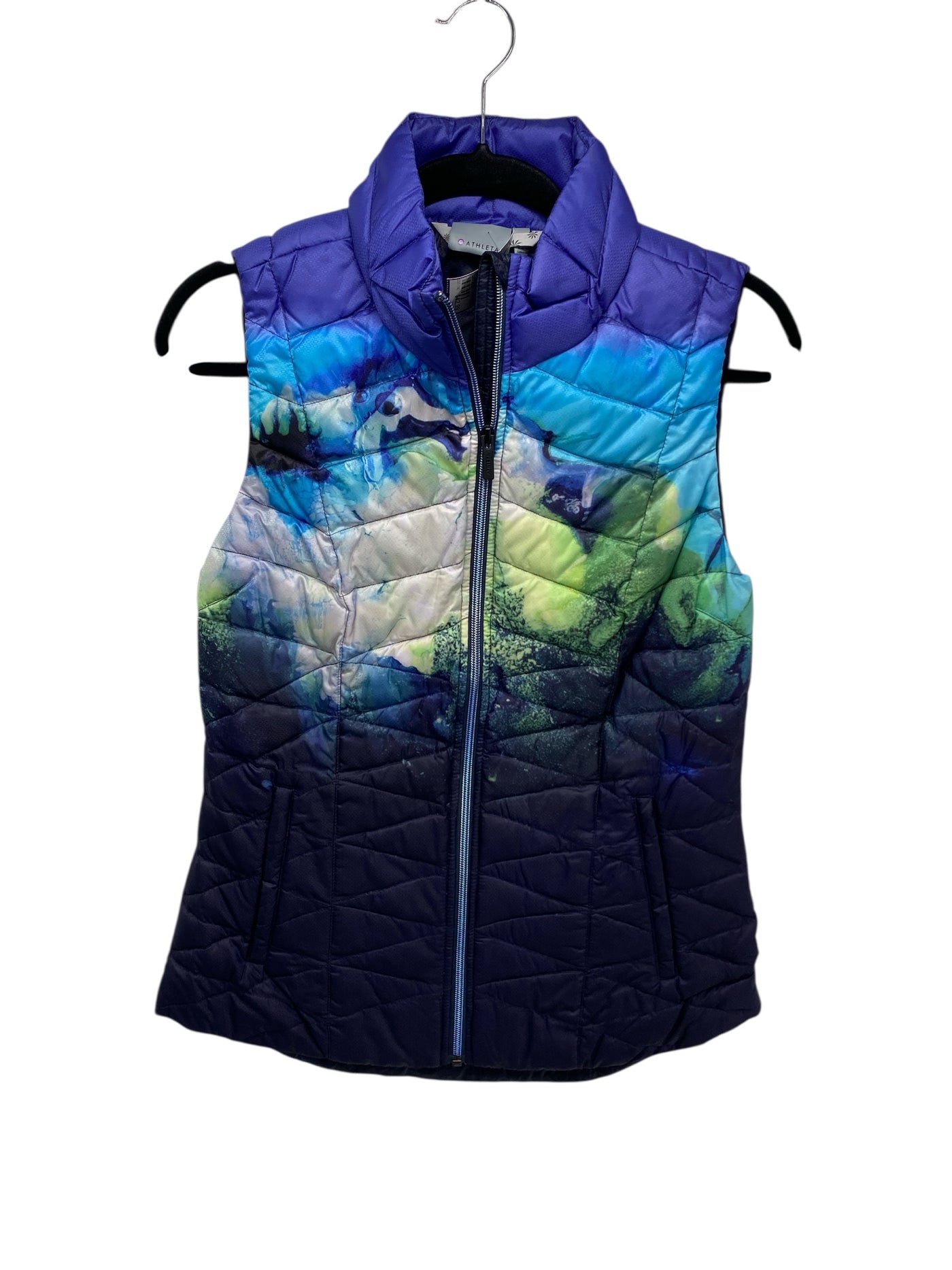 Athleta Misses Size Small Purple Multi Vest