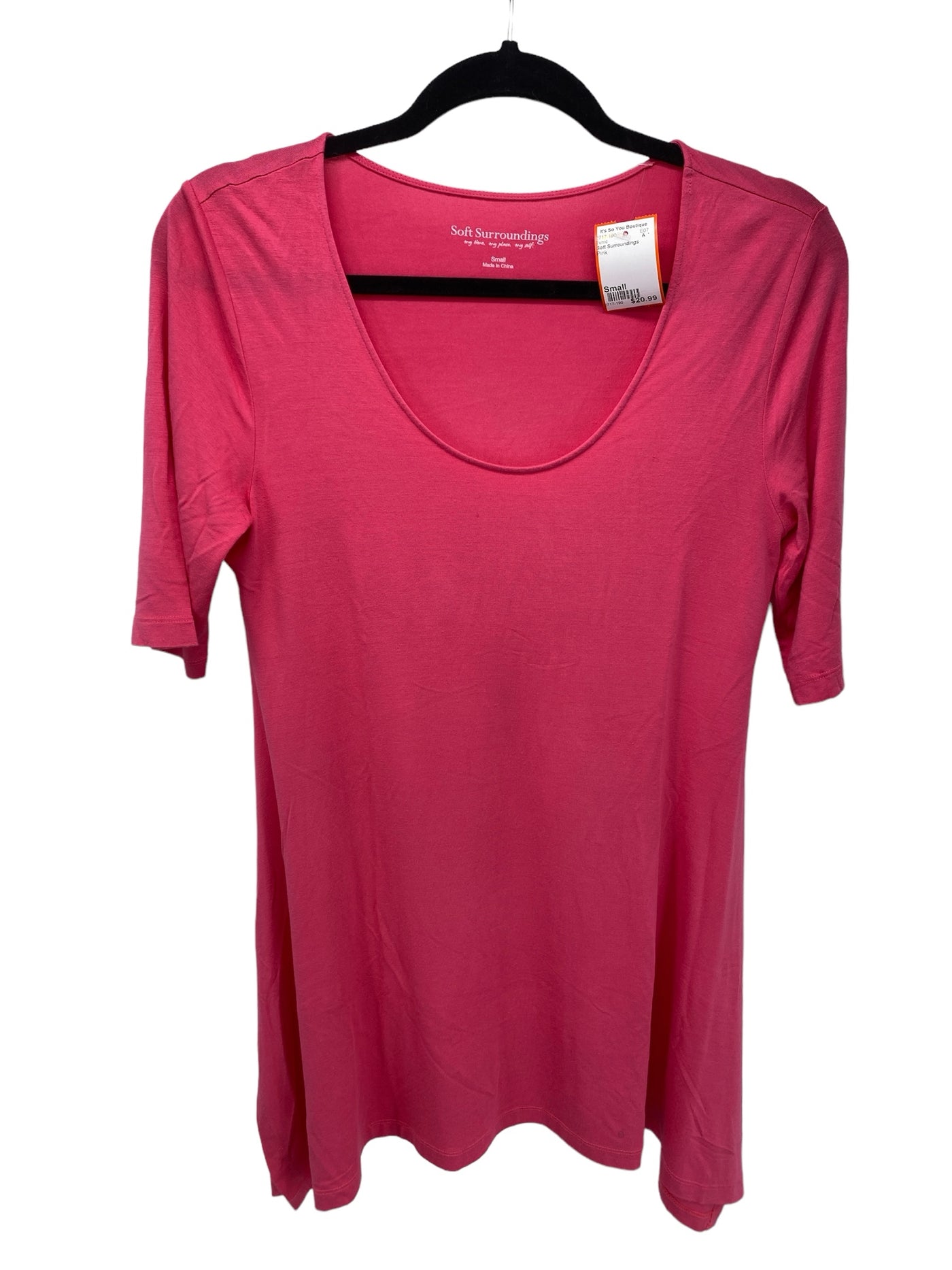 Soft Surroundings Misses Size Small Pink Tunic