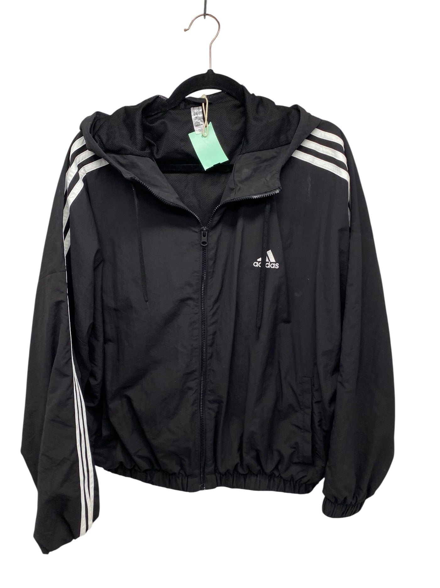 Adidas Misses Size XL Black Athleisure Jacket