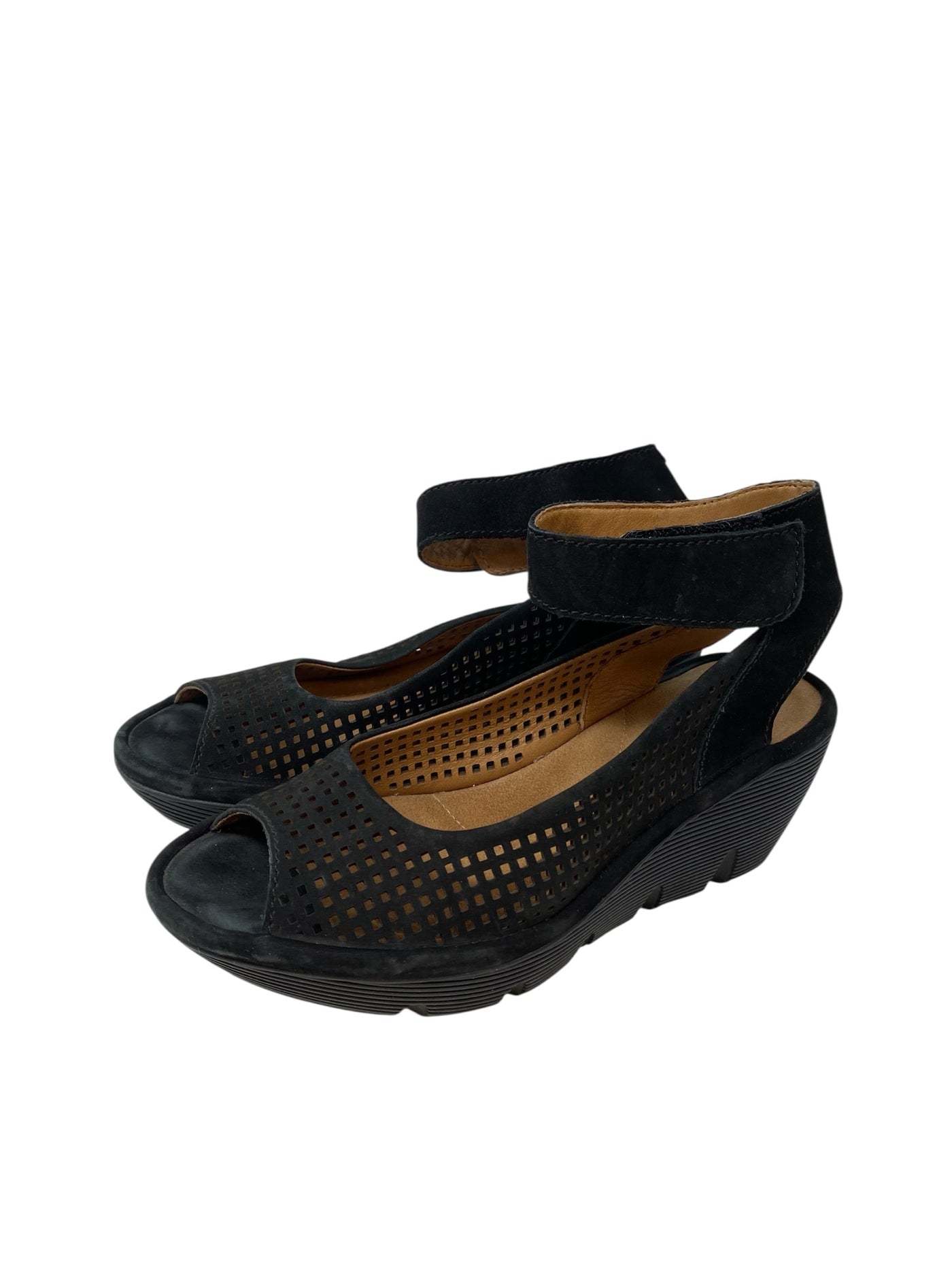 Clarks Women Size 6 Black Heels