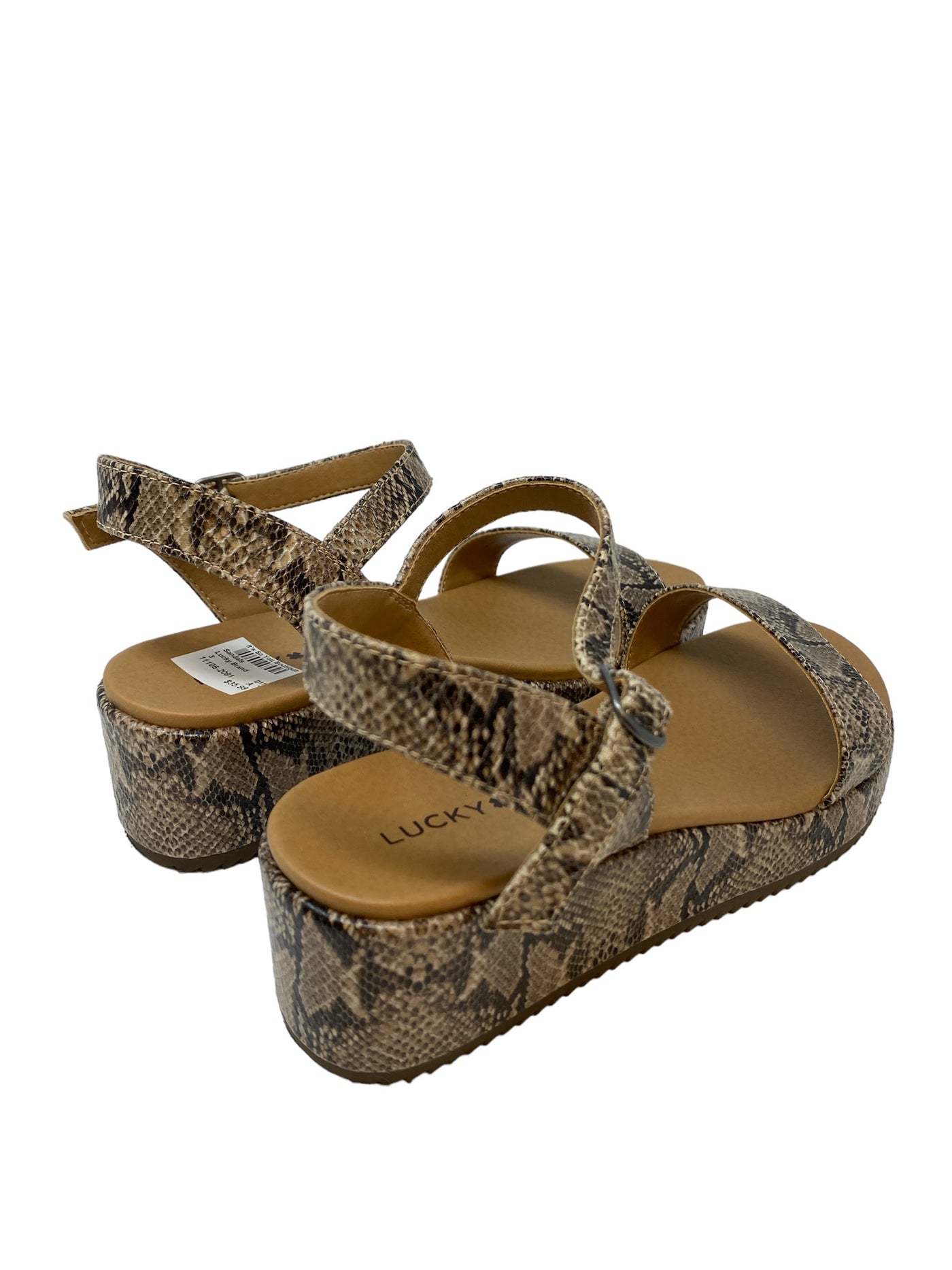 Lucky Brand Women Size 3 Snake print Sandals