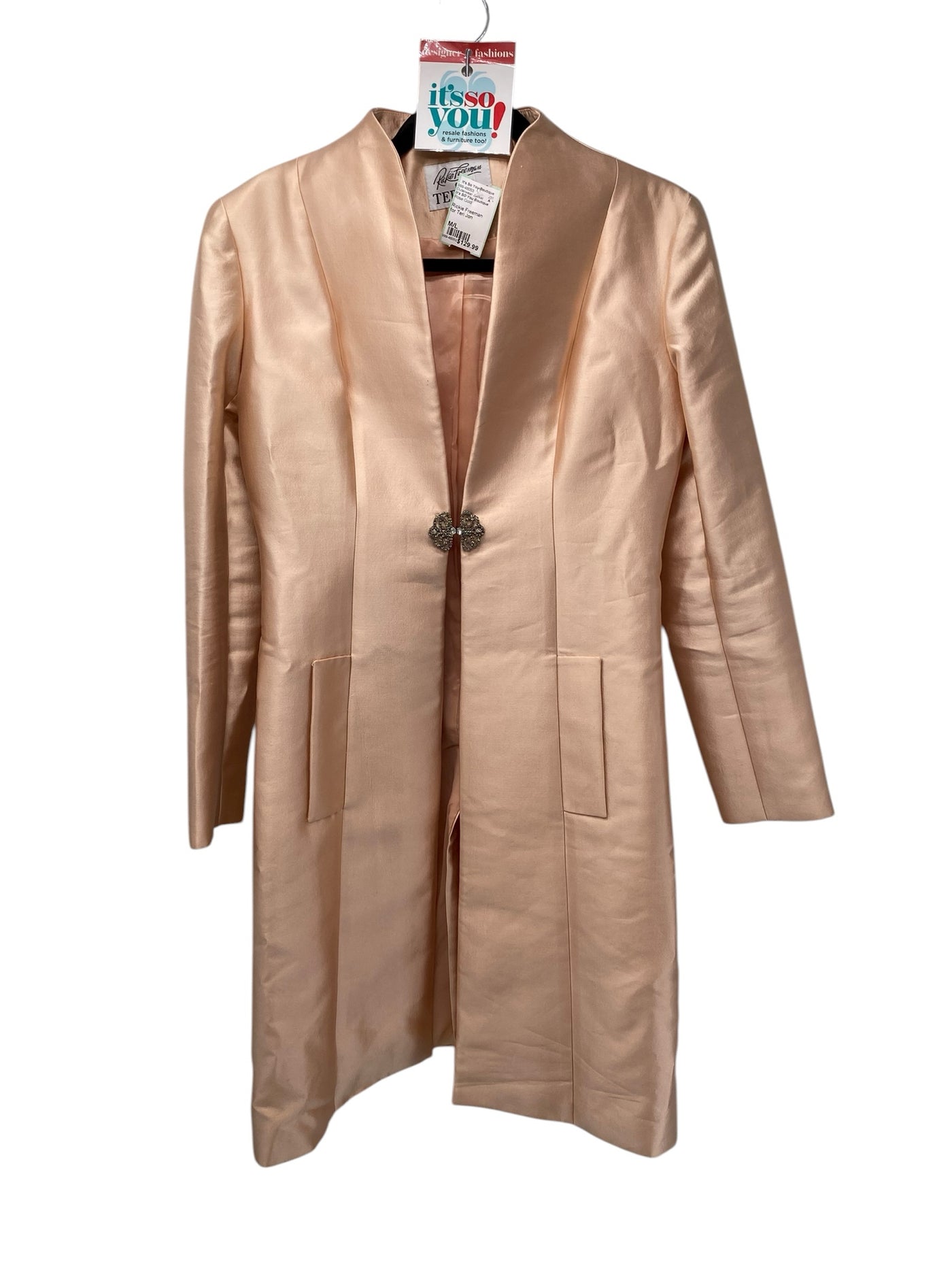 It's SO You Boutique Misses Size M/L Rose Gold Outerwear Jacket
