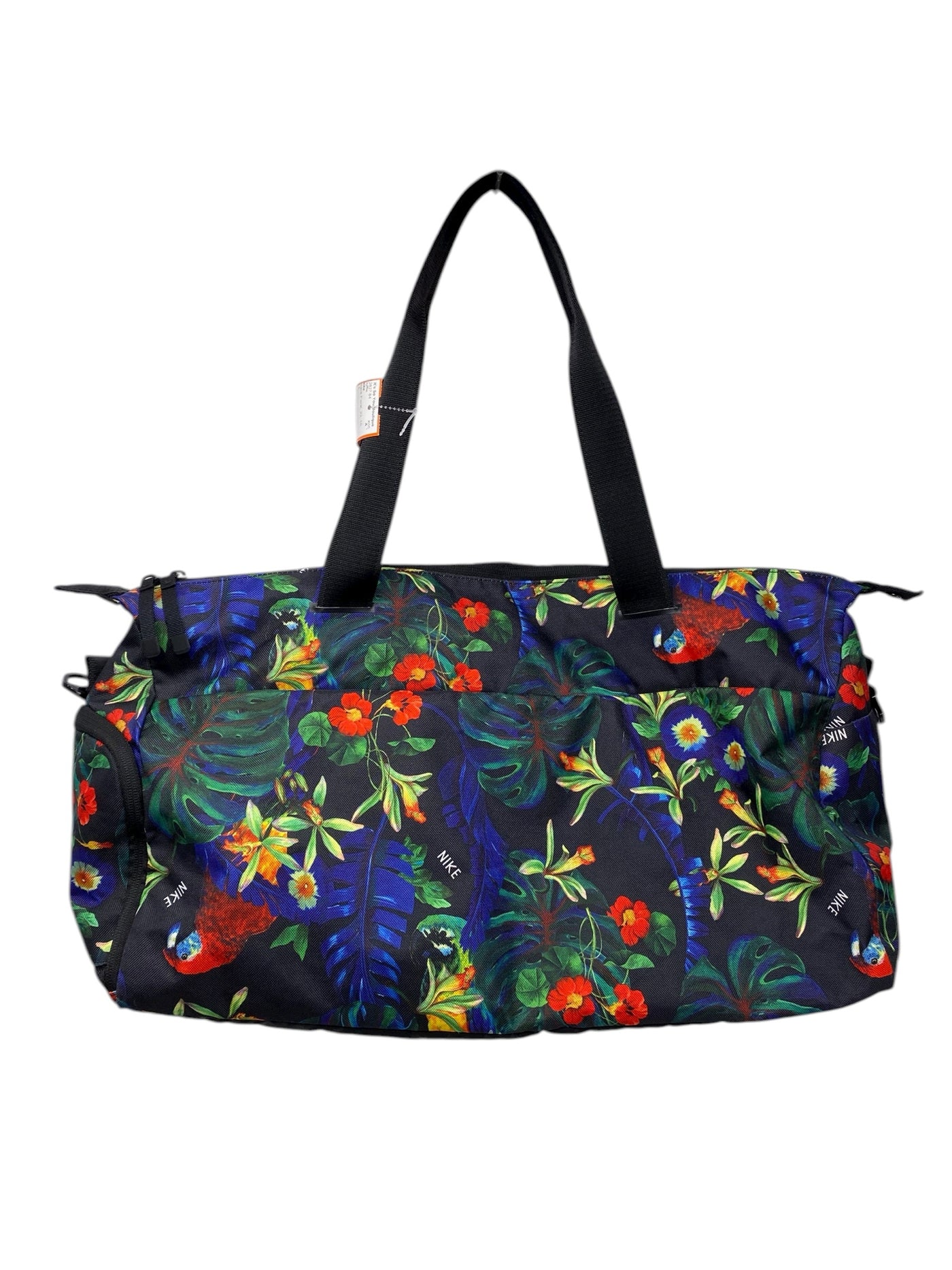 Nike Black Floral Duffle