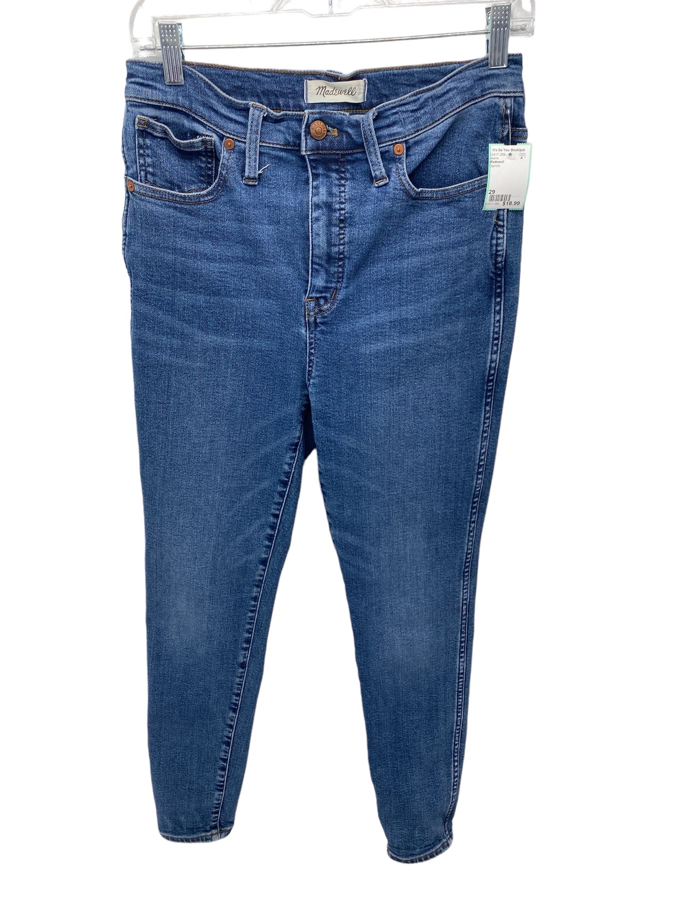 Madewell Misses Size 29 Denim Jeans