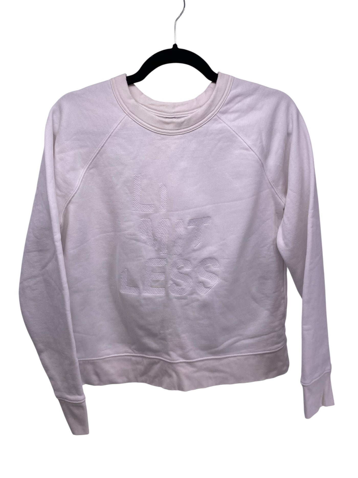 Athleta Misses Size Small White Athleisure Long Sleeve