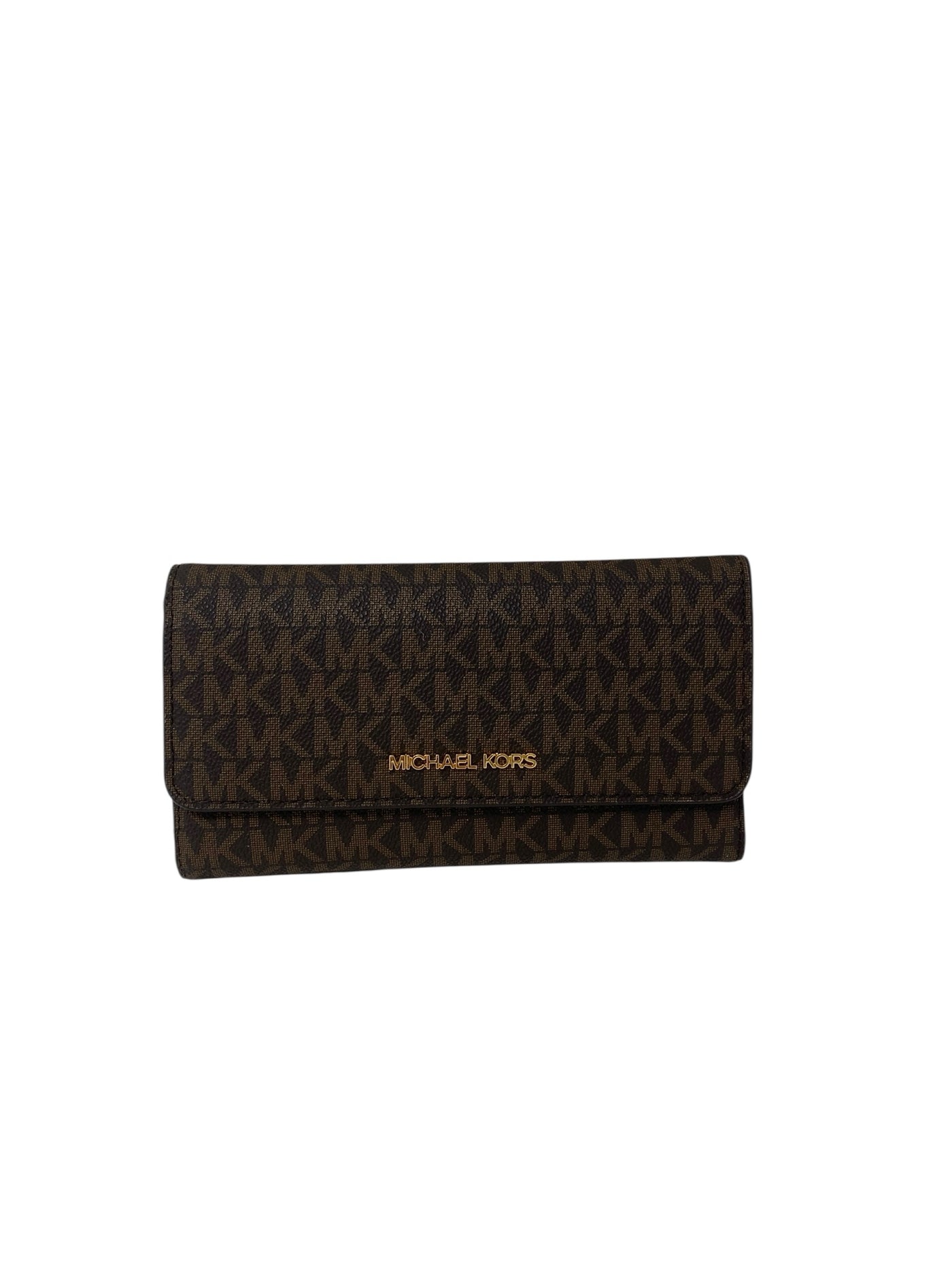 Michael Kors Brown Print Wallet