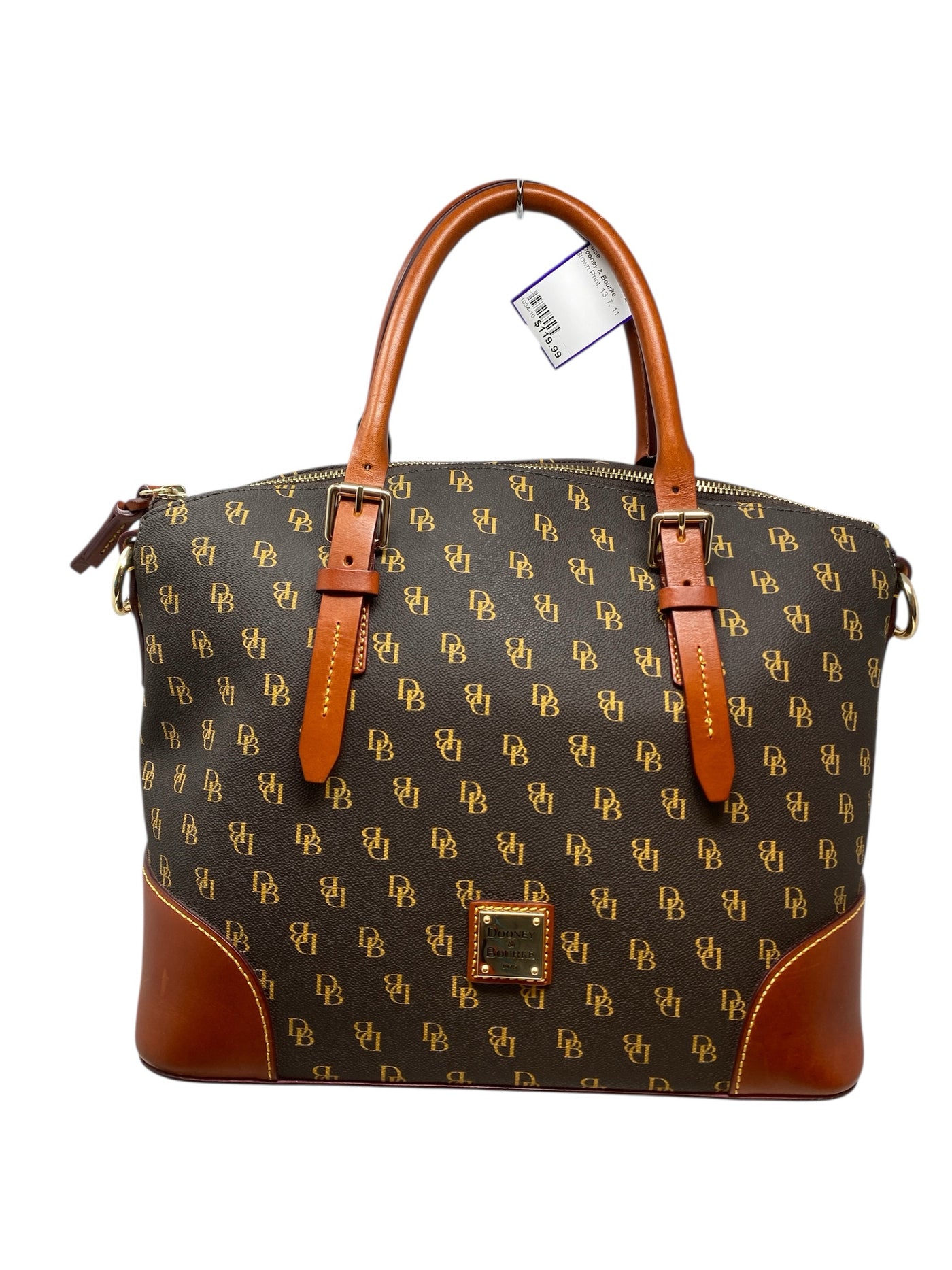 Dooney & Bourke Brown Print Purse