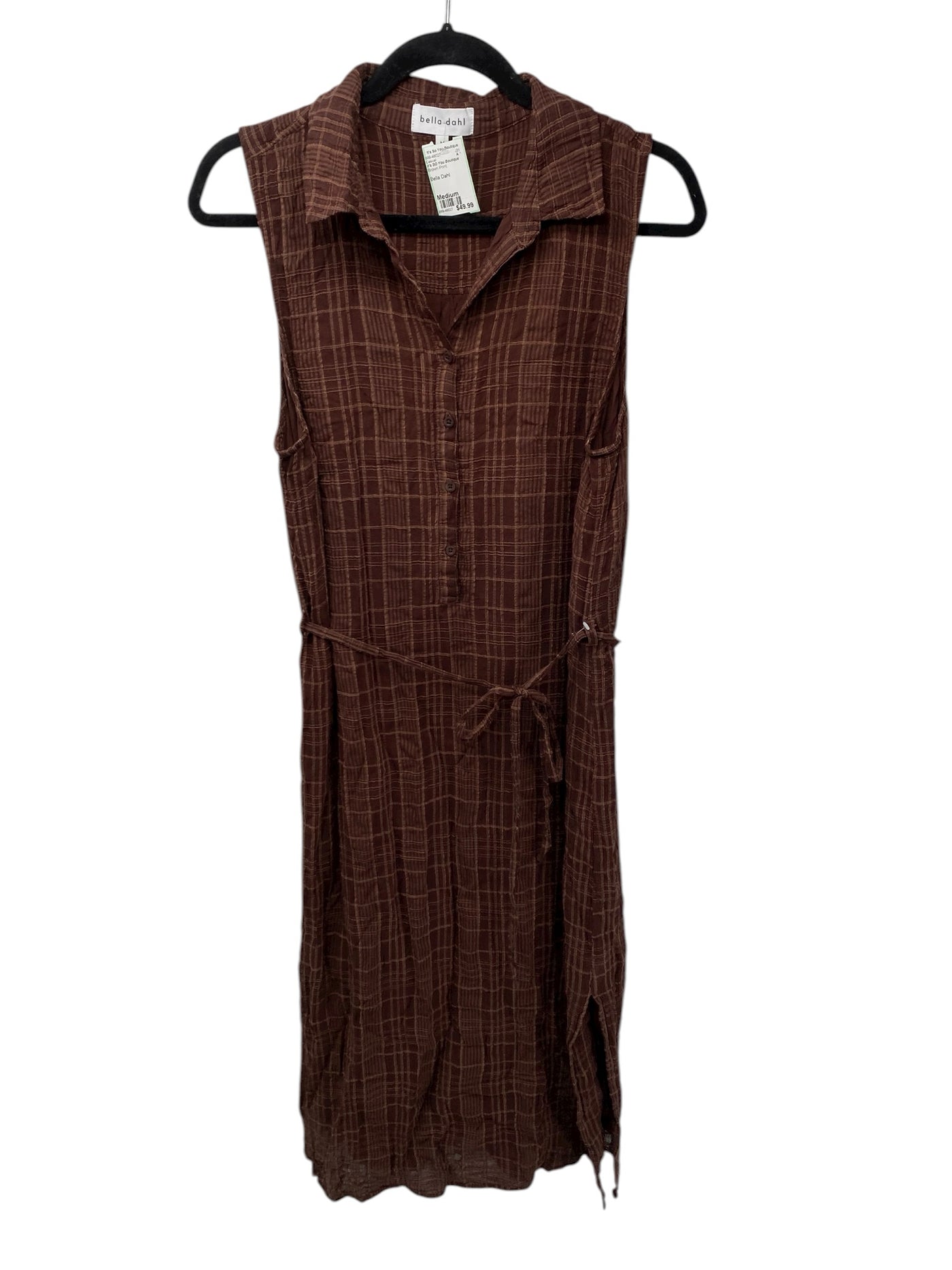 It's SO You Boutique Misses Size Medium Brown Print Casual