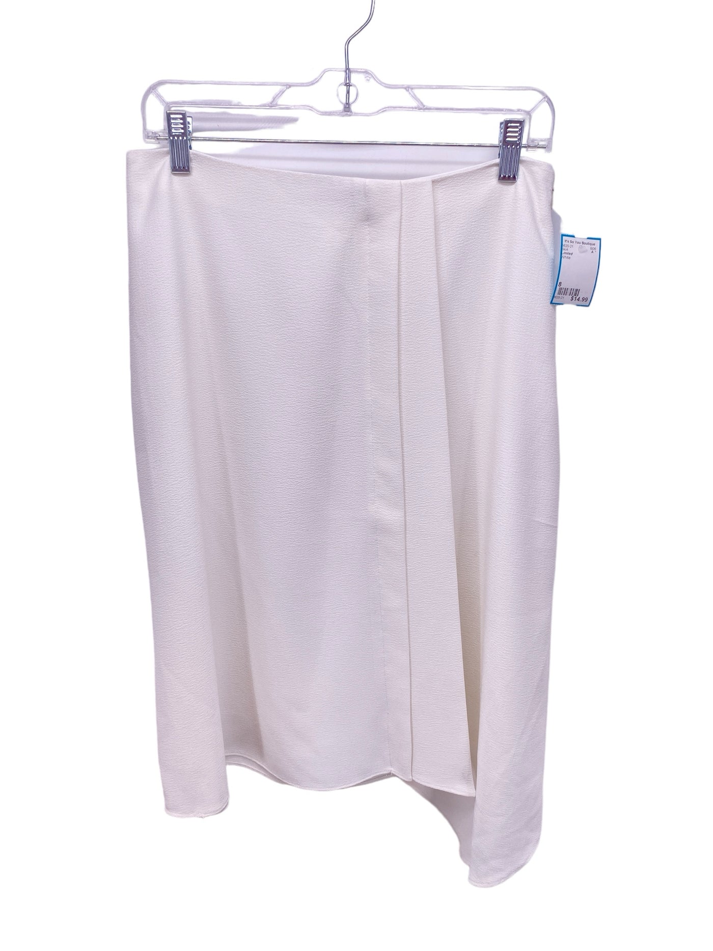 Limited Misses Size 8 White Skirt