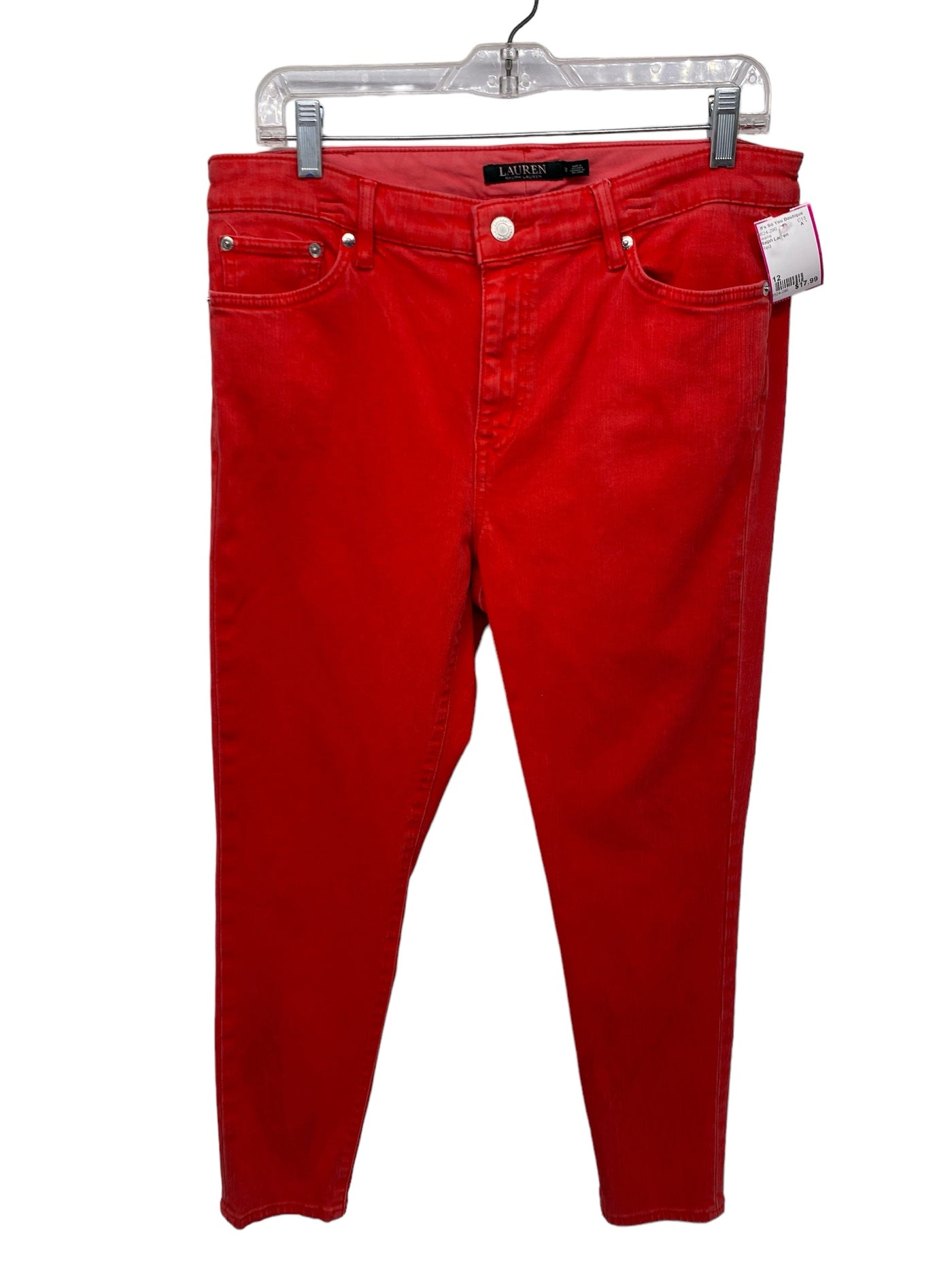 Ralph Lauren Misses Size 12 Red Jeans